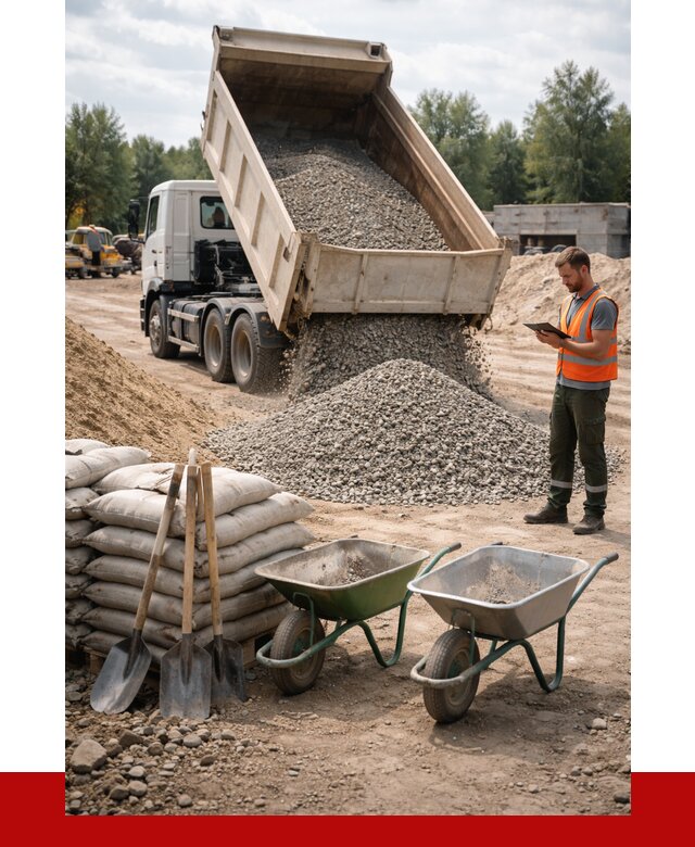 Доставка нерудных материалов в Озёрске от 1217 руб. | ПРОНЕРУДОзр