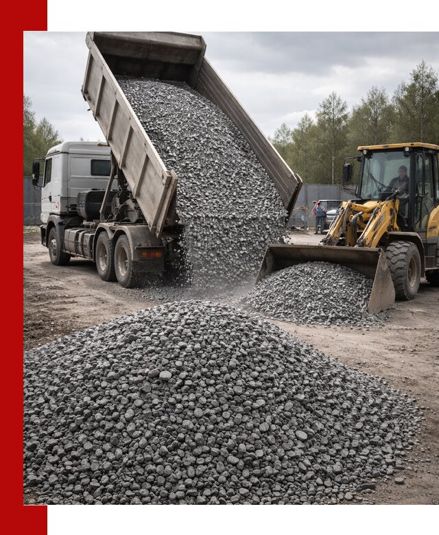 Доставка и продажа щебня гранитного в Озёрске