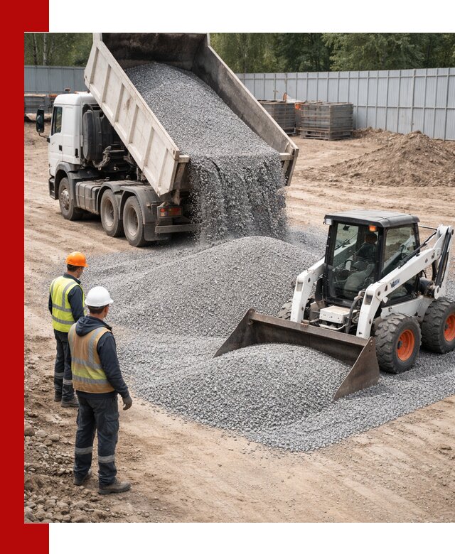 Доставка и продажа гранитного щебня фракции 0-5 в Озёрске