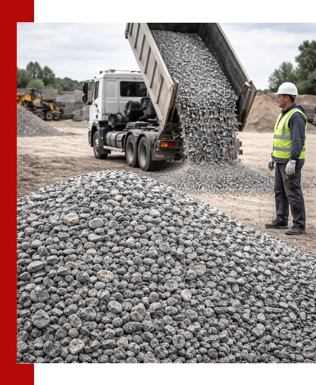 Доставка и продажа гранитного щебня фракции 5-20 в Озёрске