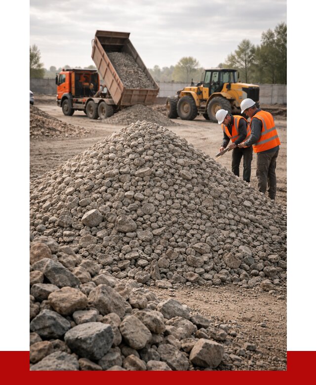 Гранитный щебень фракция 40-70 в Озёрске от 2536 руб ПРОНЕРУДОзр