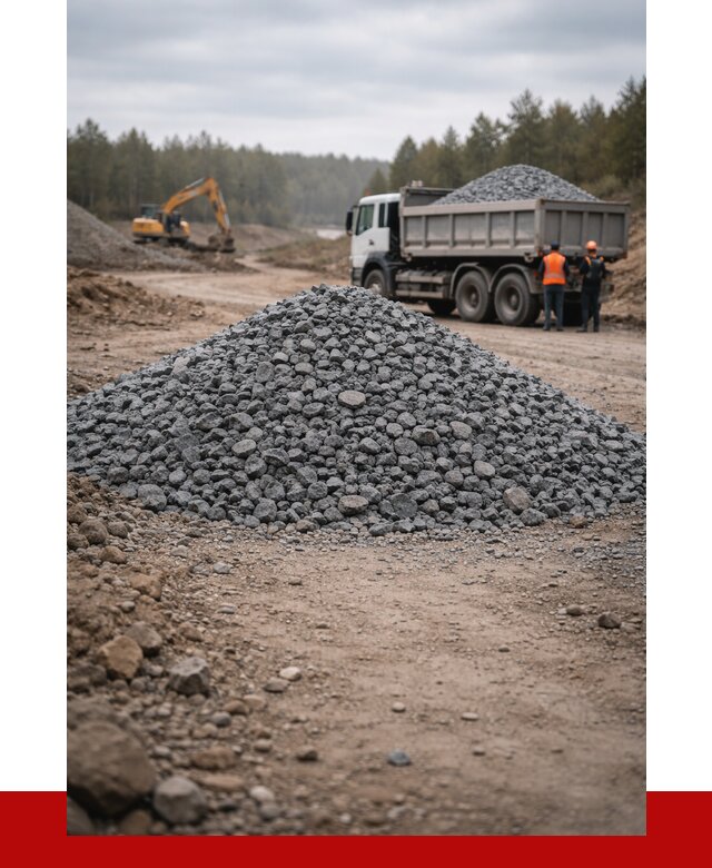 Щебень габбро диабаз фракция 40-70 в Озёрске от 2231 р-ПРОНЕРУДОзр