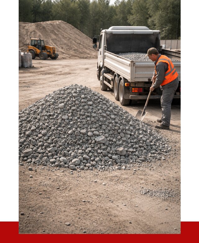 Гравийный щебень фракция 5-10 в Озёрске от 2231 р. | ПРОНЕРУДОзр
