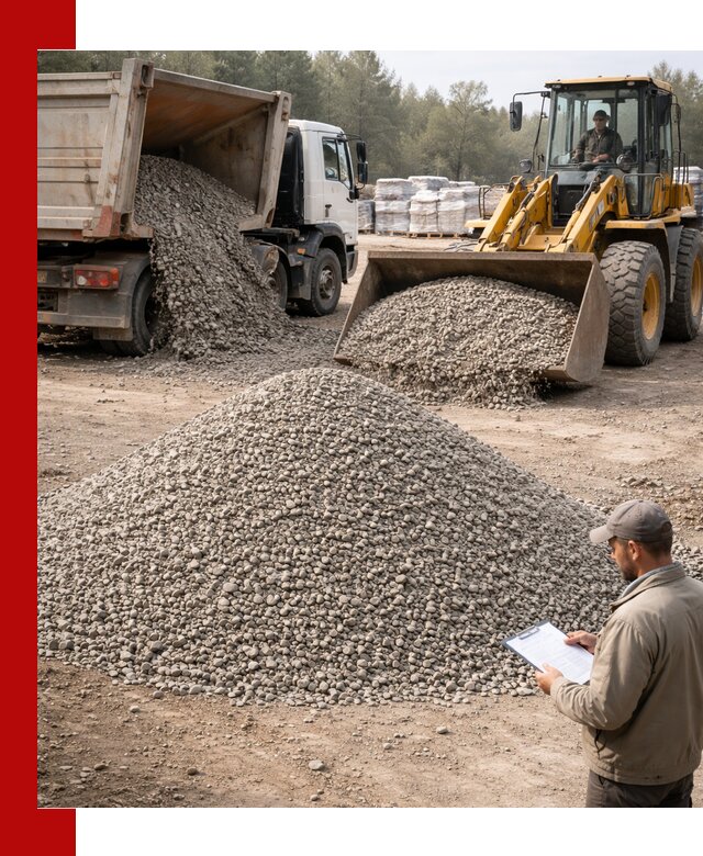 Гравийный щебень фракция 5–10 с доставкой в Озёрске