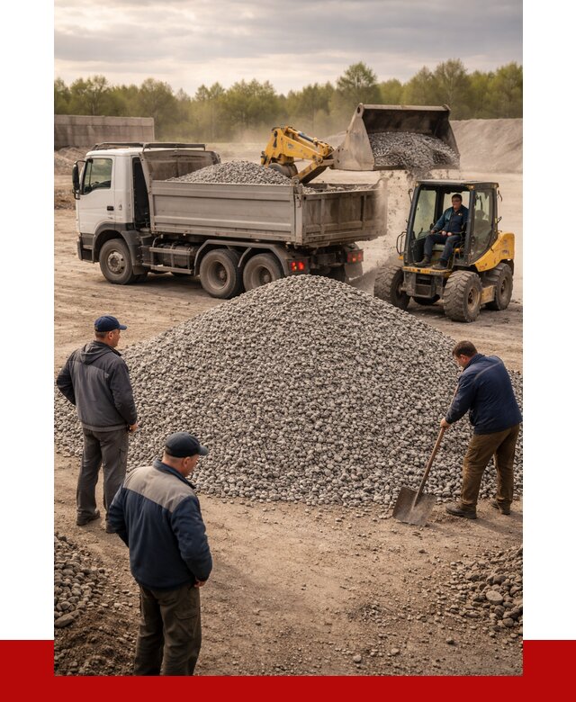 Гравийный щебень фракция 5-20 в Озёрске от 2434 р. ПРОНЕРУДОзр