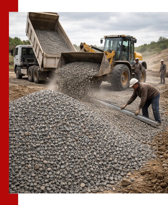 Гравийный щебень фракция 5-20 с доставкой в Озёрске