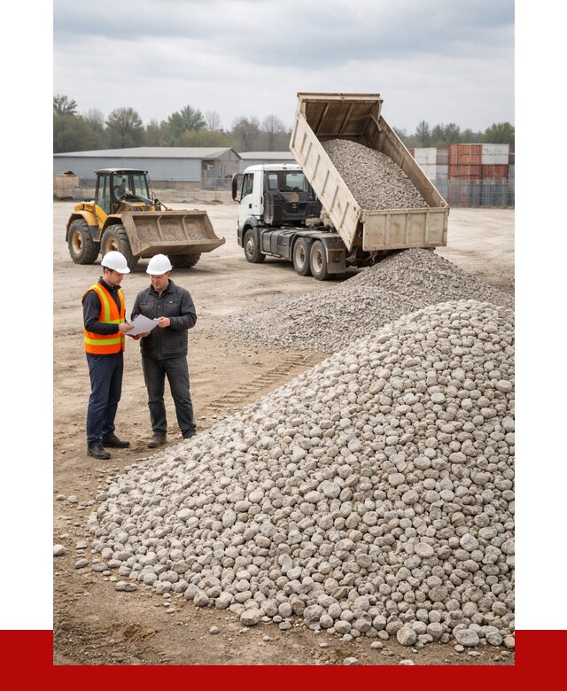 Известняковый щебень в Озёрске от 1420 р. доставка | ПРОНЕРУДОзр