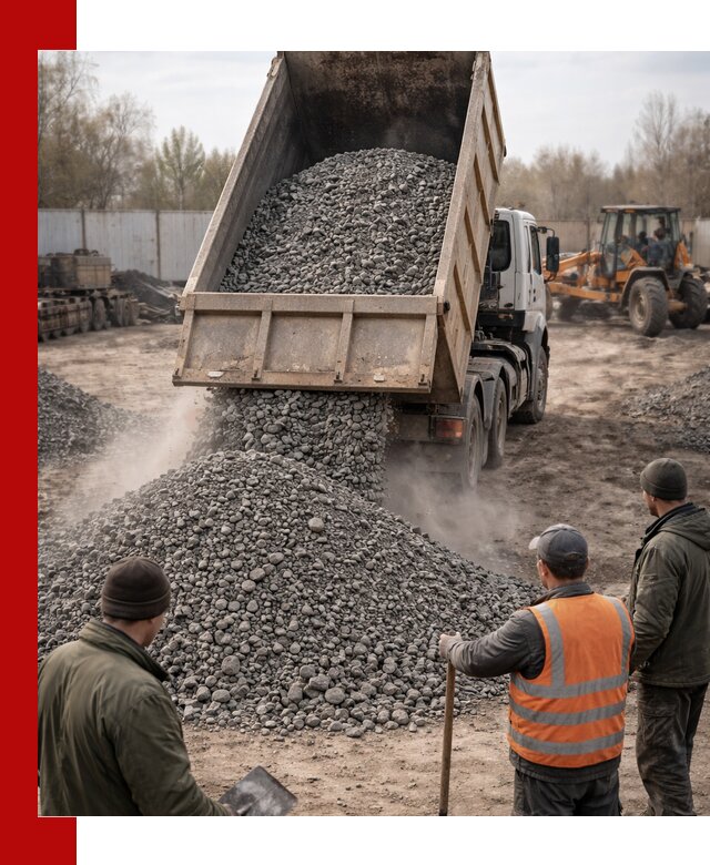 Доставка шлакового щебня в удобные сроки по выгодной цене в Озёрске