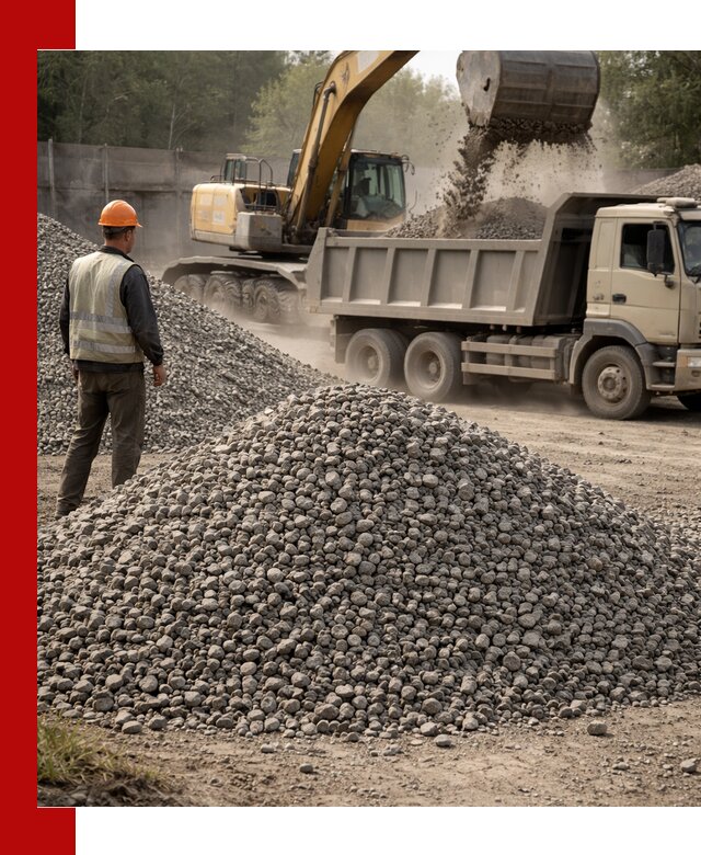 Шлаковый щебень фракция 5-20 с доставкой в Озёрске