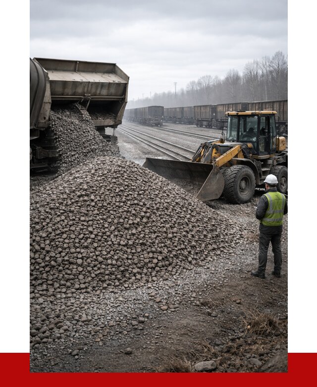 Купить железнодорожный щебень в Озёрске от 2840 р. | ПРОНЕРУДОзр