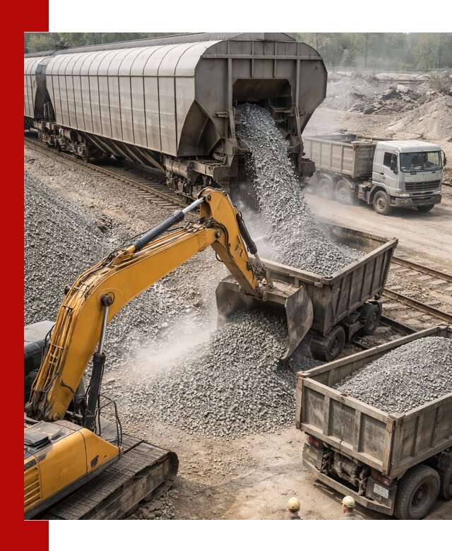 Доставка железнодорожного щебня в Озёрске крупными партиями быстрого отгруза