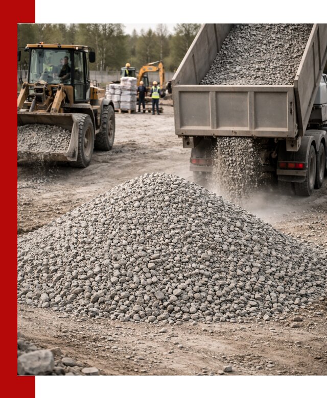 Вторичный щебень фракции 5-20 в Озёрске — доставка и продажа крупнотоннажно