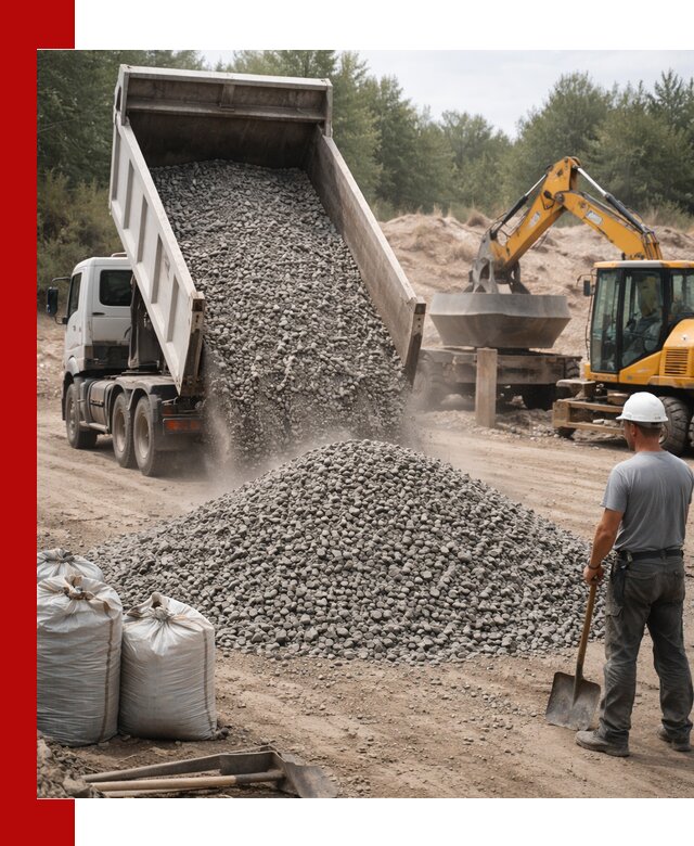 Доставка и продажа бетонного щебня в Озёрске