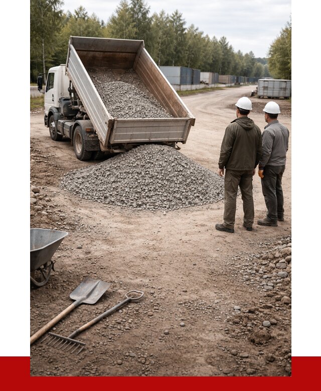 Бетонный щебень фракция 5-20 в Озёрске от 3245 р., ПРОНЕРУДОзр