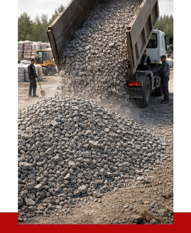 Бетонный щебень фракция 40-70 в Озёрске от 1826 р. ПРОНЕРУДОзр