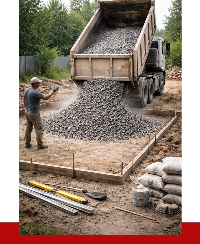 Купить щебень для фундамента в Озёрске от 4564 р. | ПРОНЕРУДОзр