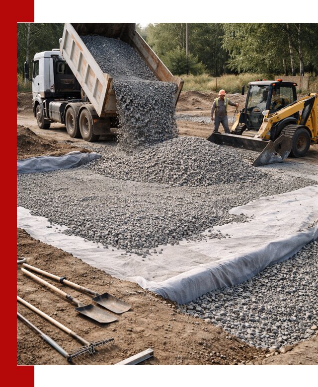 Щебень для фундамента с доставкой в Озёрске