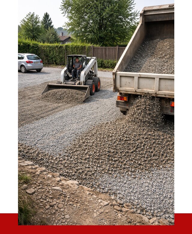 Щебень для парковки в Озёрске с доставкой от 1217 р.| ПРОНЕРУДОзр