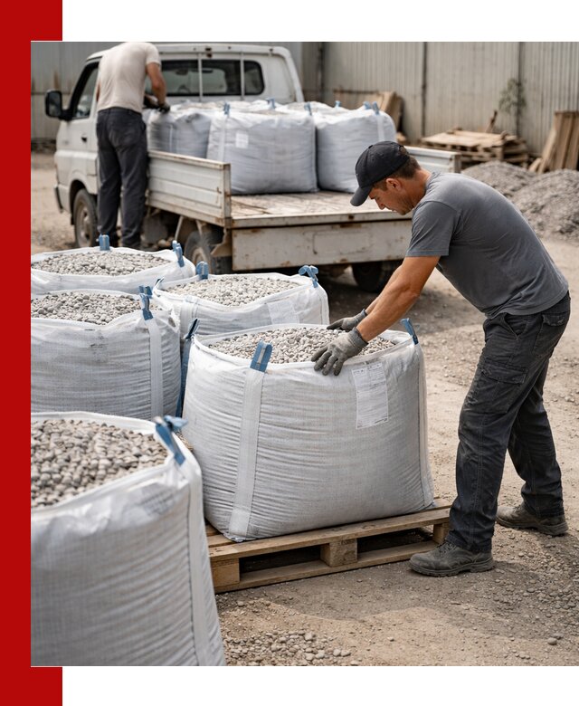 Доставка щебня в мешках по выгодным ценам в Озёрске