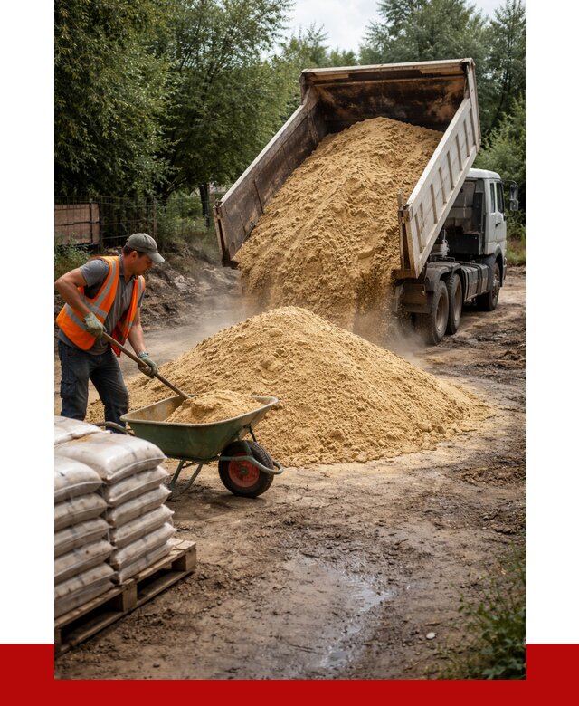 Купить песок с доставкой в Озёрске от 1826 р. | ПРОНЕРУДОзр