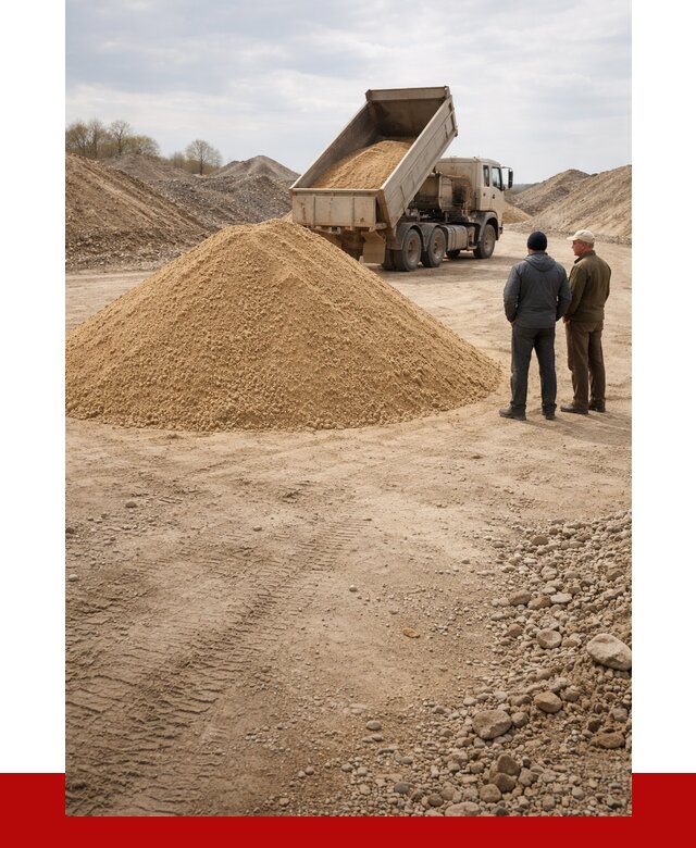 Карьерный песок крупнозернистый в Озёрске от 8621 р | ПРОНЕРУДОзр