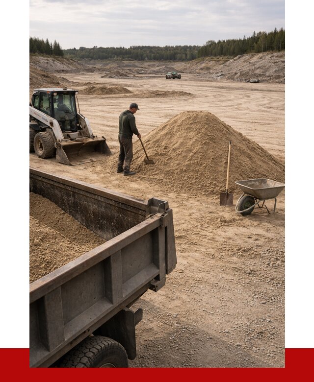 Карьерный песок среднезернистый в Озёрске, от 2231 р. ПРОНЕРУДОзр