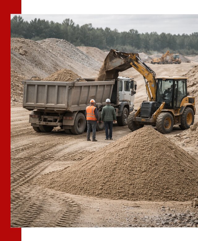 Карьерный среднезернистый песок с доставкой в Озёрске