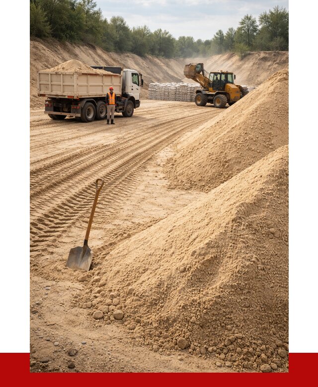 Карьерный песок мелкозернистый в Озёрске от 9128 р. | ПРОНЕРУДОзр