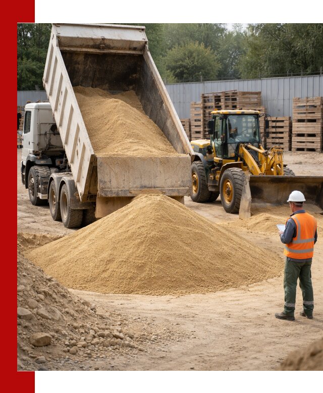 Доставка карьерного мелкозернистого песка в Озёрске