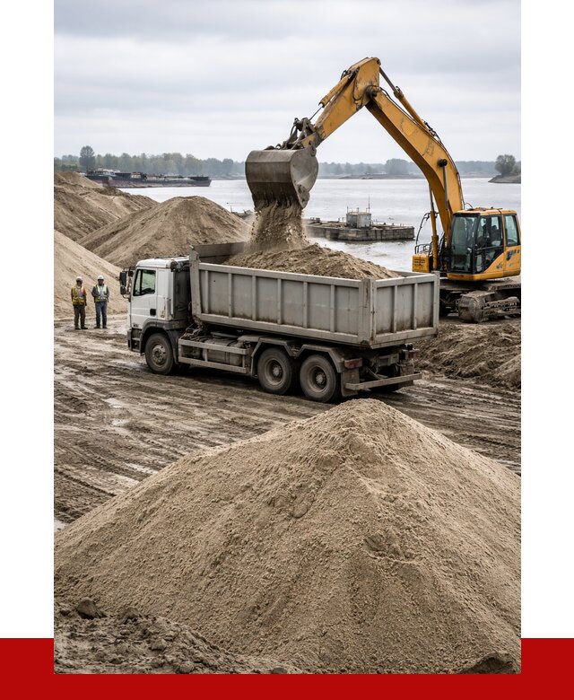 Купить речной песок навалом в Озёрске от 1826 р., ПРОНЕРУДОзр