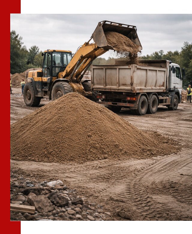 Доставка речного песка навалом в Озёрске быстро и выгодно