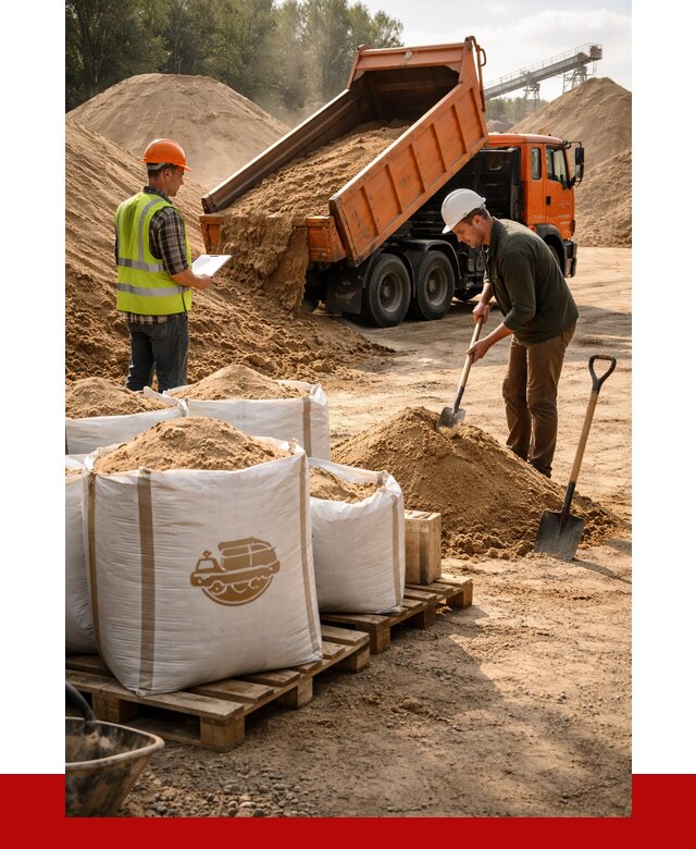 Строительный песок в Озёрске от 2231 р. с доставкой, ПРОНЕРУДОзр