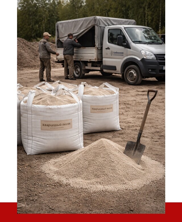 Кварцевый песок для пескоструя в Озёрске от 4564 р. | ПРОНЕРУДОзр