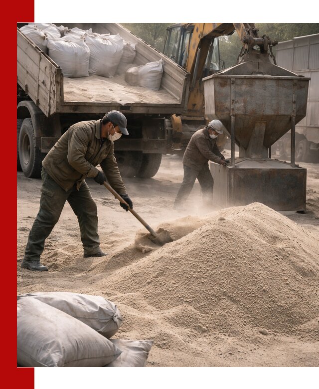 Кварцевый песок для пескоструя в Озёрске — доставка и качество