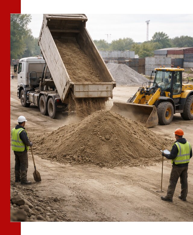 Доставка и продажа пескогрунта оптом и в розницу в Озёрске