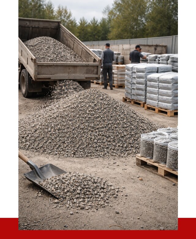 Гравий фракция 5-20 в Озёрске купить от 2333 р. ПРОНЕРУДОзр
