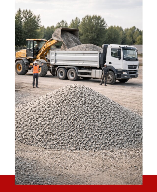 Купить мытый гравий в Озёрске от 3550 р, доставка ПРОНЕРУДОзр