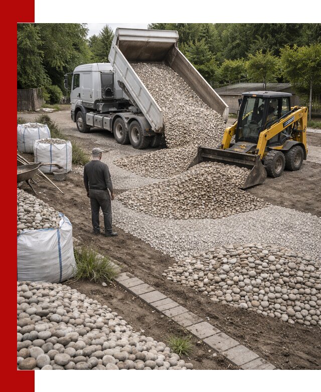 Доставка морской гальки оптом и в розницу в Озёрске