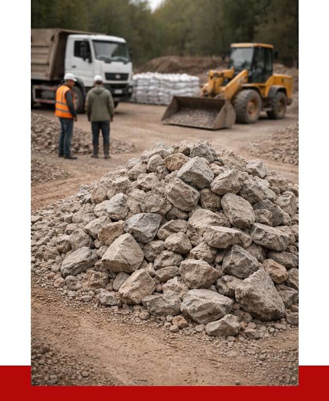 Купить бутовый камень с доставкой в Озёрске от 2333 р. | ПРОНЕРУДОзр