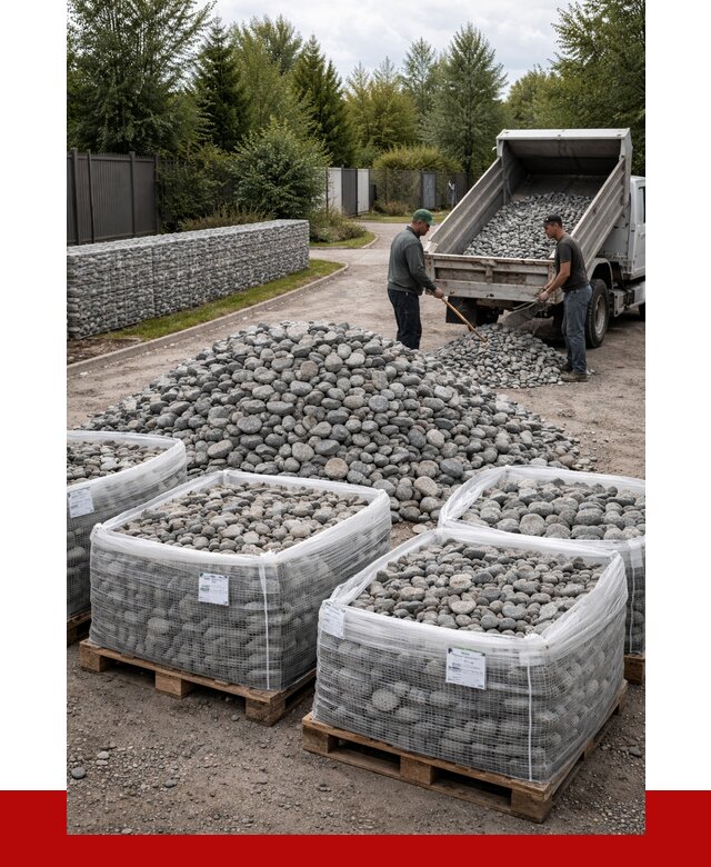 Камень для габионов в Озёрске от 4260 р. за куб | ПРОНЕРУДОзр