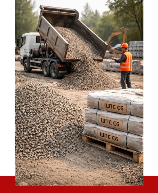 ЩПС С6 в Озёрске с доставкой от 2231 р. за куб | ПРОНЕРУДОзр