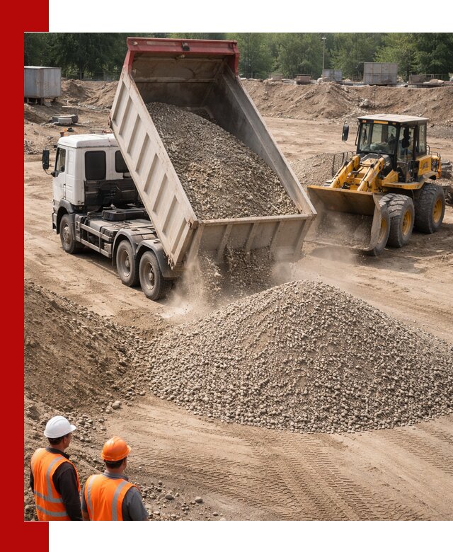 Щебень с песком (ЩГПС С2) с доставкой в Озёрске