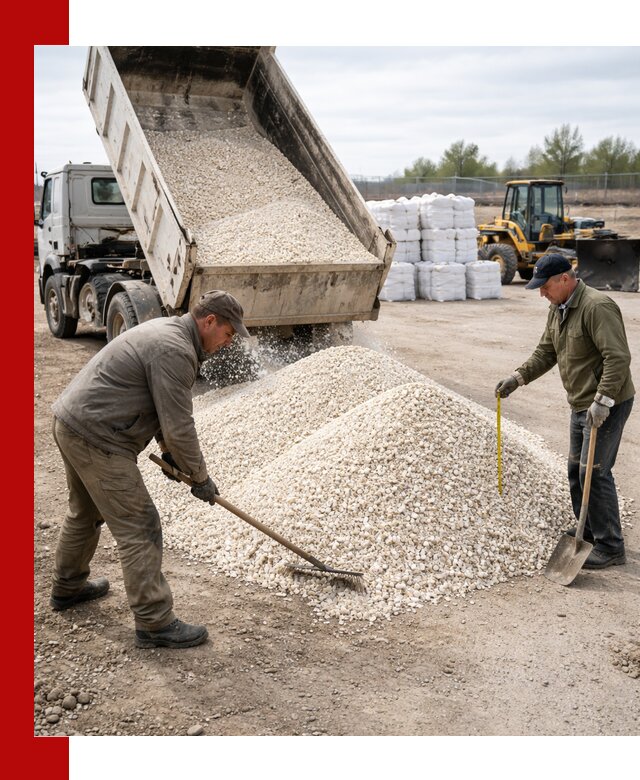 Мраморная крошка с доставкой и разгрузкой в Озёрске