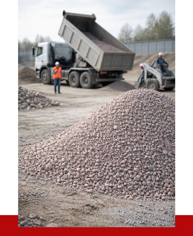 Крошка розовый гранит в Озёрске с доставкой от 4665 р. | ПРОНЕРУДОзр