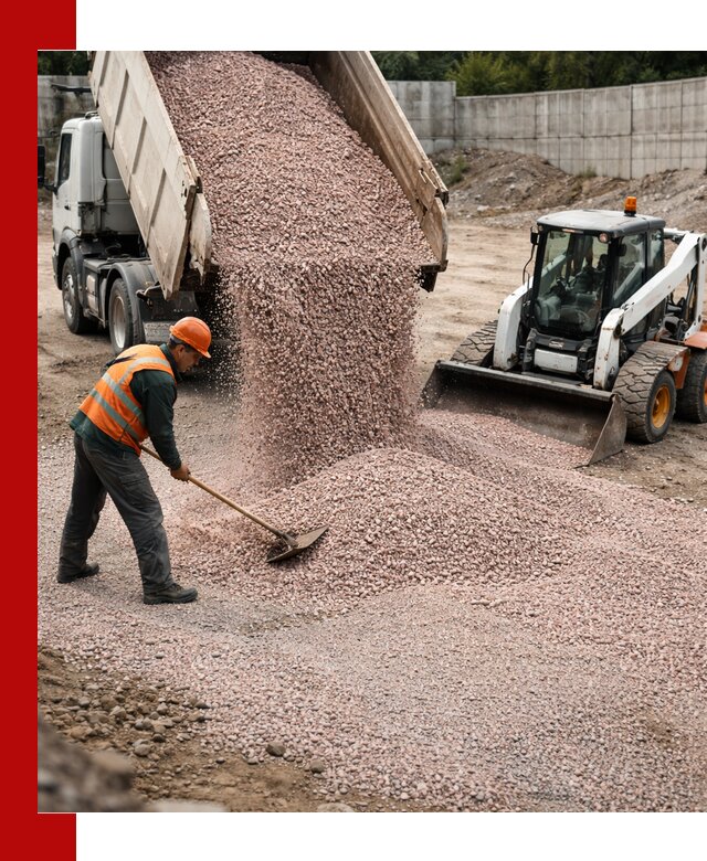 Крошка розовый гранит с доставкой в Озёрске от производителя