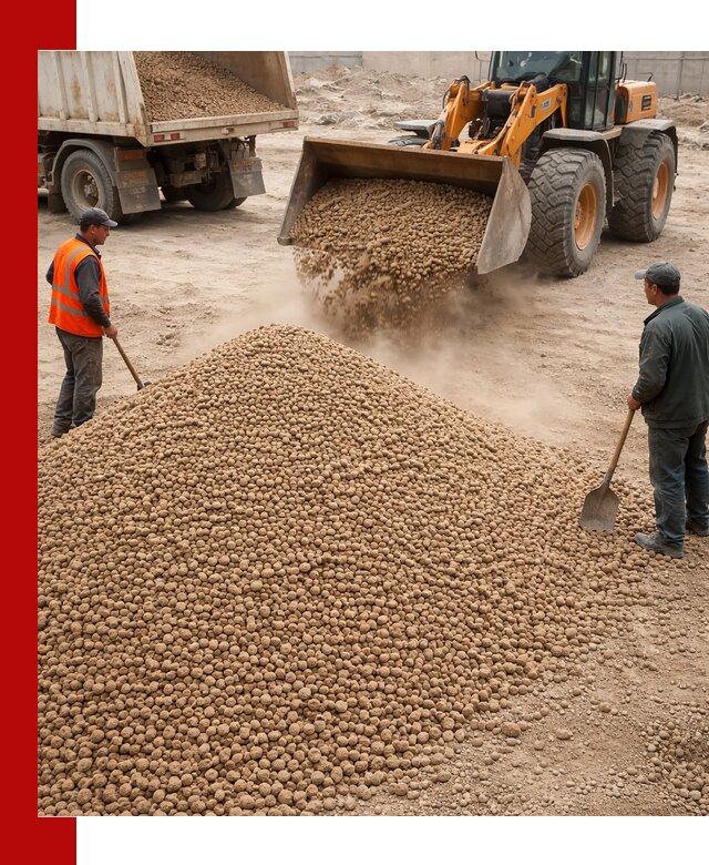 Керамзит фракция 10-20 с доставкой в Озёрске