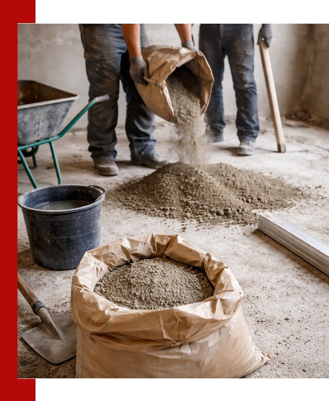 Доставка сухой смеси для стяжки в Озёрске