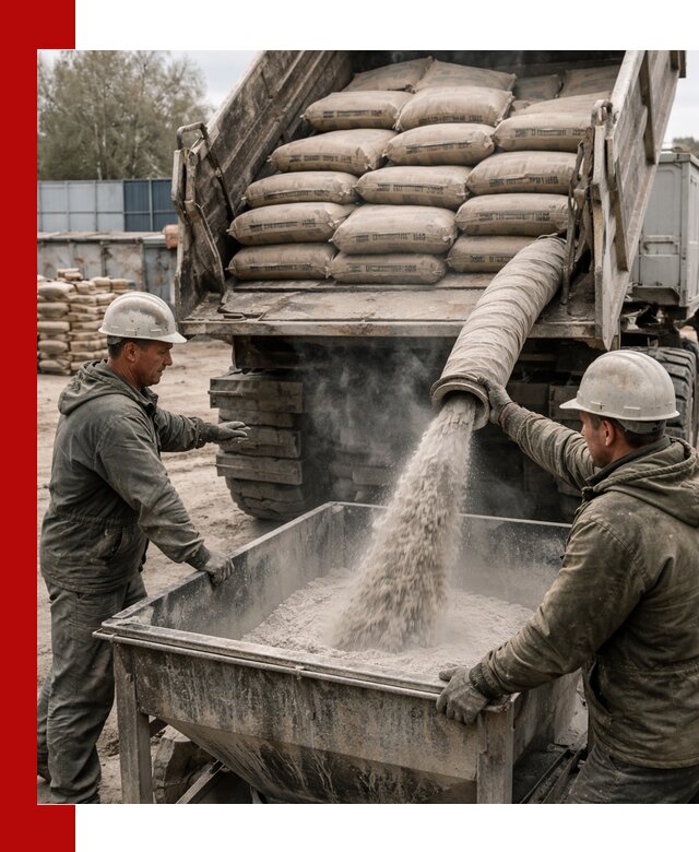 Доставка цемента М400 в Озёрске оптом и в розницу