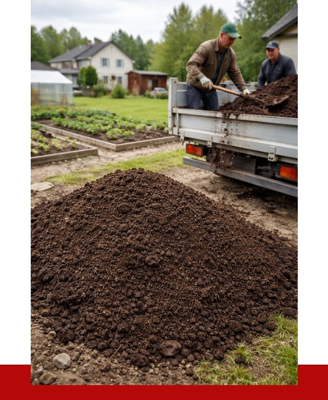 Плодородный грунт в Озёрске с доставкой от 4260 р. | ПРОНЕРУДОзр