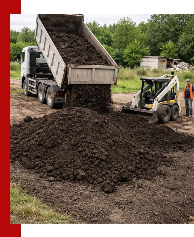 Поставка плодородной земли с доставкой самосвалом в Озёрске